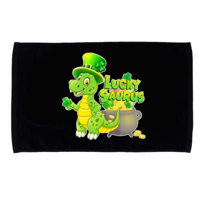 Lucky-Saurus St Patrick's Day Microfiber Hand Towel