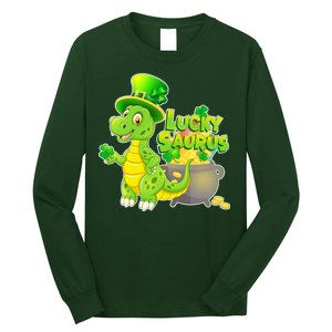 Lucky-Saurus St Patrick's Day Long Sleeve Shirt