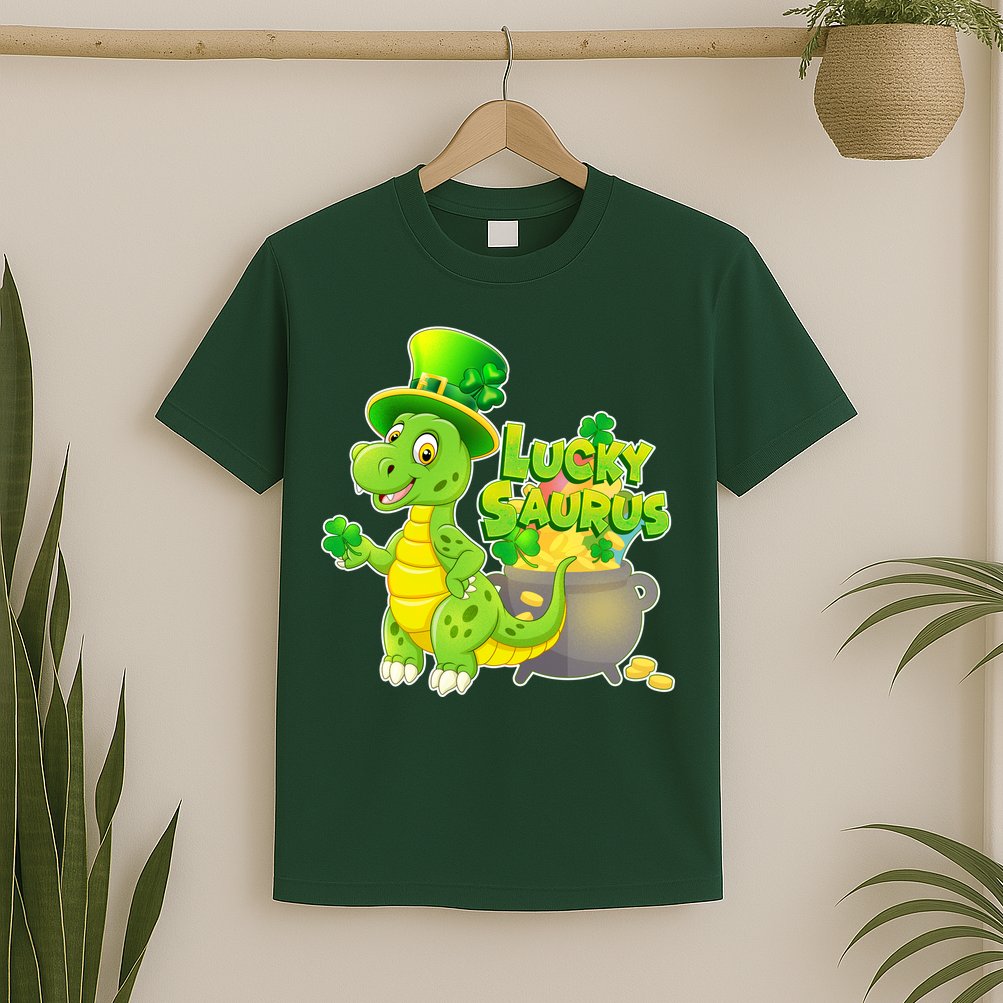 Lucky-Saurus St Patrick's Day T-Shirt
