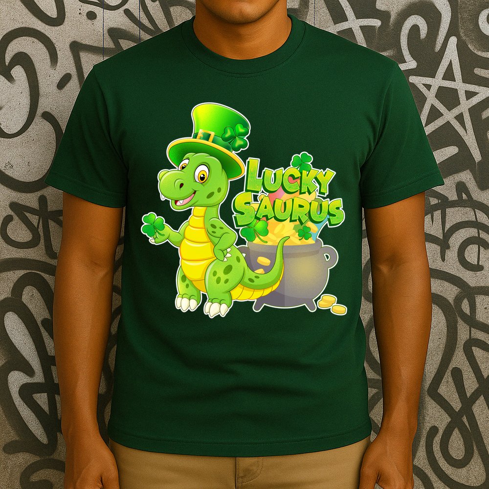 Lucky-Saurus St Patrick's Day T-Shirt