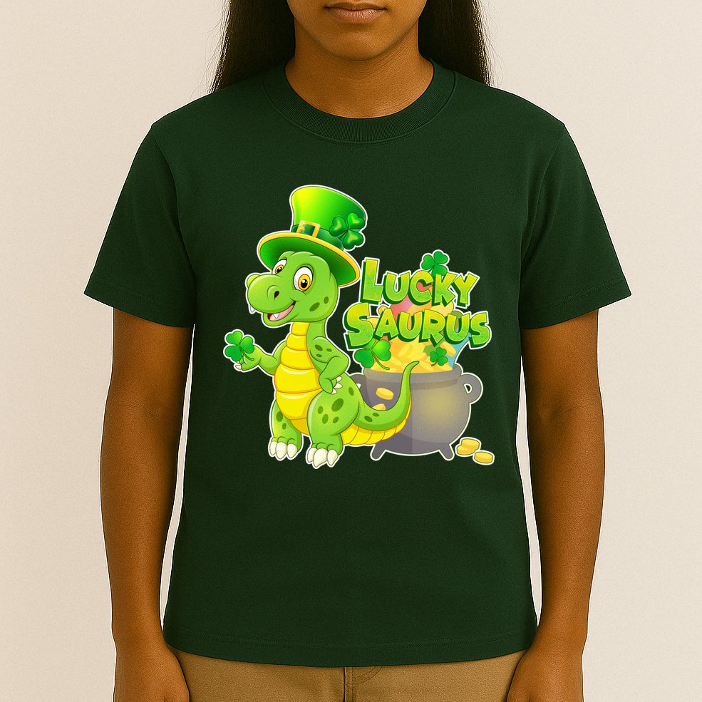 Lucky-Saurus St Patrick's Day T-Shirt