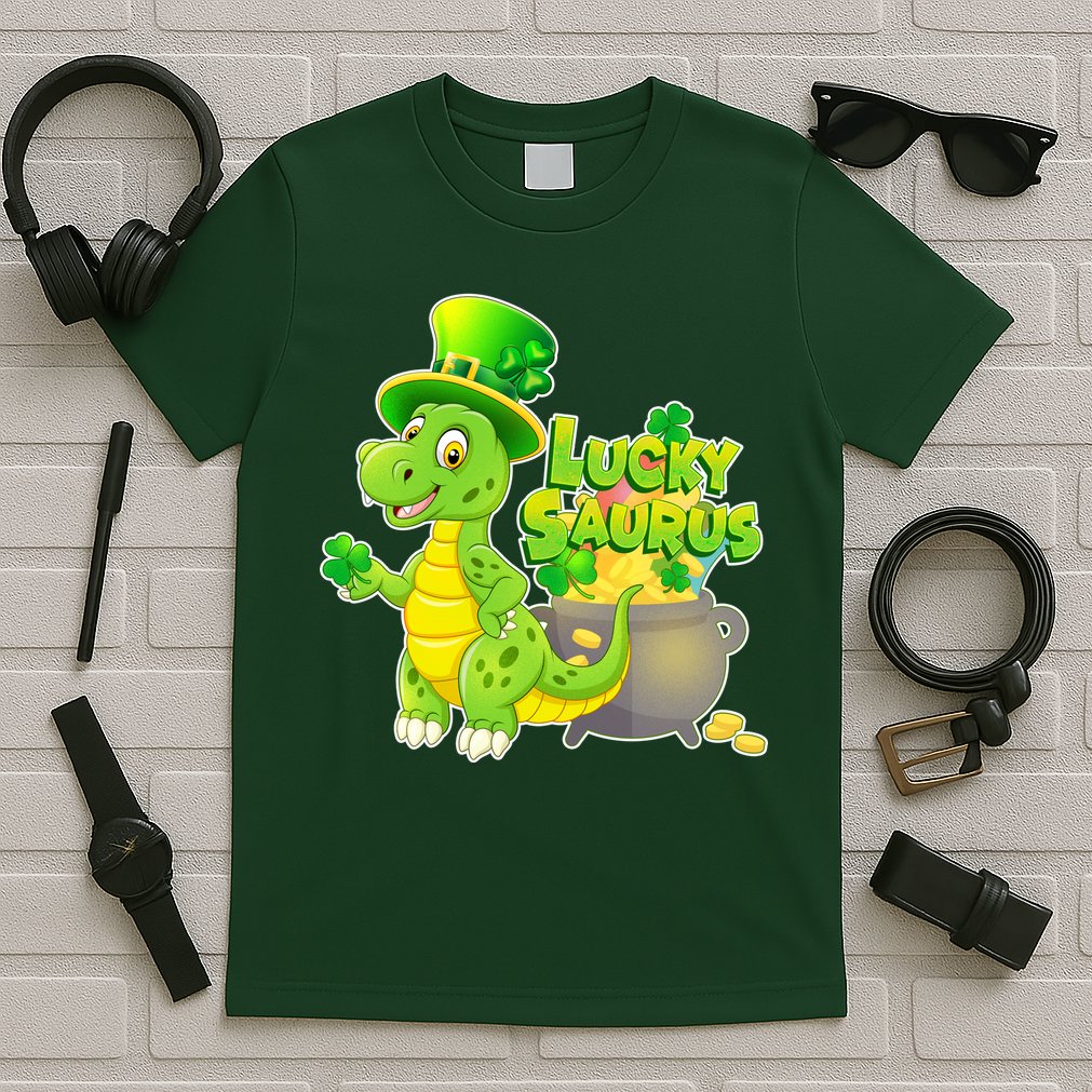 Lucky-Saurus St Patrick's Day T-Shirt