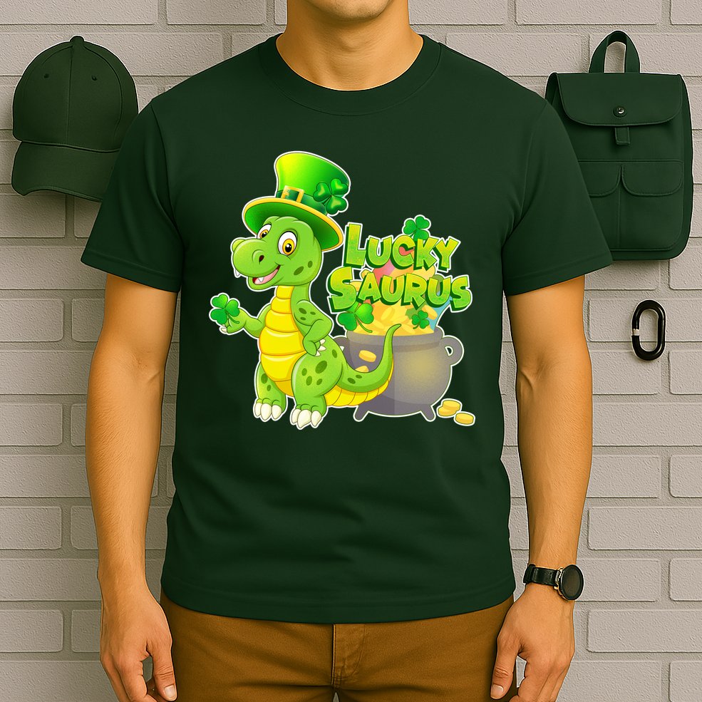 Lucky-Saurus St Patrick's Day T-Shirt