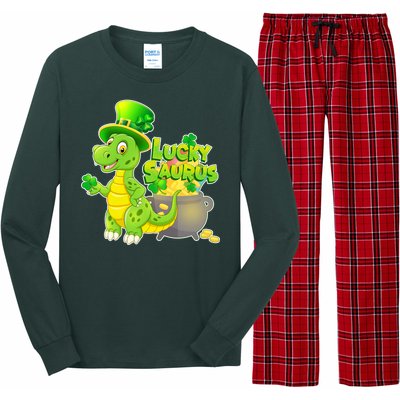 Lucky-Saurus St Patrick's Day Long Sleeve Pajama Set