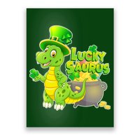 Lucky-Saurus St Patrick's Day Poster