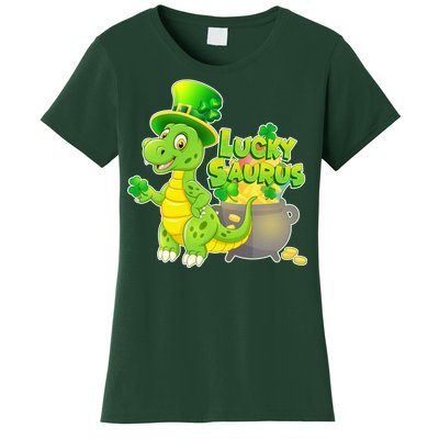 Lucky-Saurus St Patrick's Day Women's T-Shirt