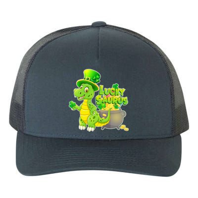 Lucky-Saurus St Patrick's Day Yupoong Adult 5-Panel Trucker Hat