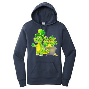 Lucky-Saurus St Patrick's Day Women's Pullover Hoodie