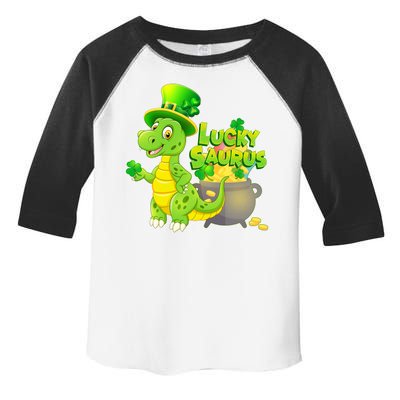 Lucky-Saurus St Patrick's Day Toddler Fine Jersey T-Shirt