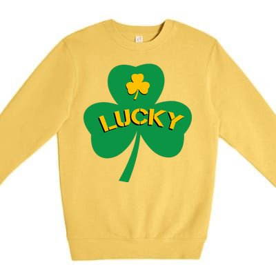 Lucky Shamrock St.Patrick's Day Premium Crewneck Sweatshirt