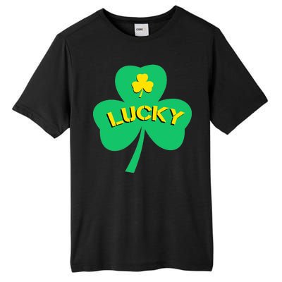 Lucky Shamrock St.Patrick's Day Tall Fusion ChromaSoft Performance T-Shirt