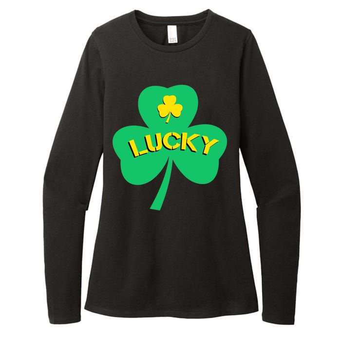 Lucky Shamrock St.Patrick's Day Womens CVC Long Sleeve Shirt