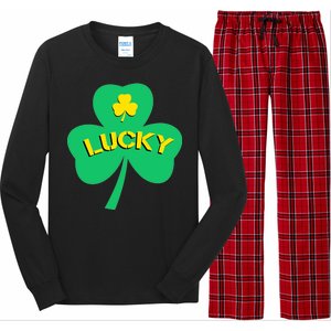 Lucky Shamrock St.Patrick's Day Long Sleeve Pajama Set