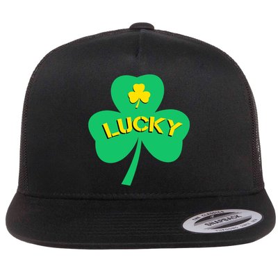 Lucky Shamrock St.Patrick's Day Flatbill Hat