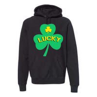 Lucky Shamrock St.Patrick's Day Premium Hoodie