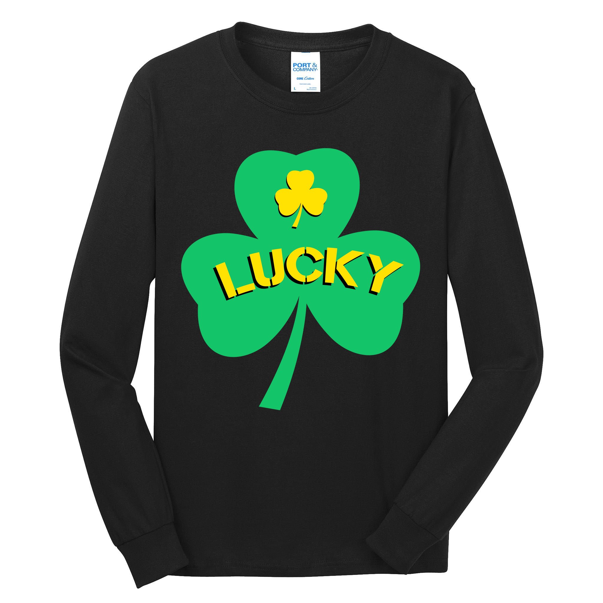 Lucky Shamrock St.Patrick's Day Tall Long Sleeve T-Shirt