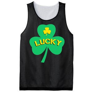 Lucky Shamrock St.Patrick's Day Mesh Reversible Basketball Jersey Tank