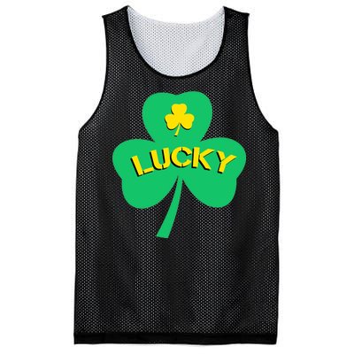 Lucky Shamrock St.Patrick's Day Mesh Reversible Basketball Jersey Tank