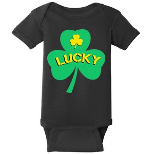 Lucky Shamrock St.Patrick's Day Baby Bodysuit