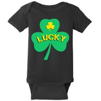 Lucky Shamrock St.Patrick's Day Baby Bodysuit