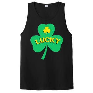 Lucky Shamrock St.Patrick's Day PosiCharge Competitor Tank