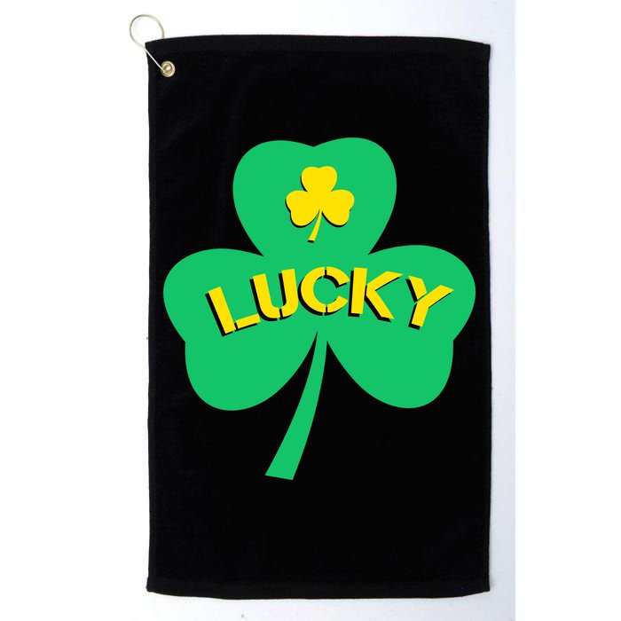Lucky Shamrock St.Patrick's Day Golf Towel