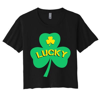 Lucky Shamrock St.Patrick's Day Crop Top