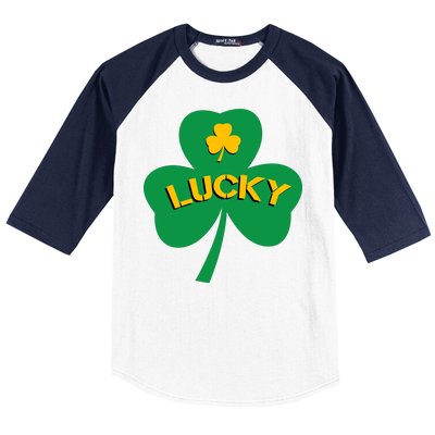 Lucky Shamrock St.Patrick's Day Baseball Sleeve Shirt