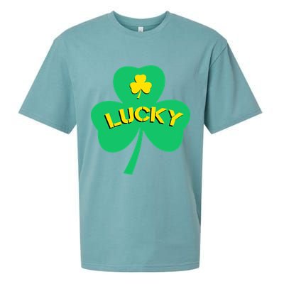Lucky Shamrock St.Patrick's Day Sueded Cloud Jersey T-Shirt