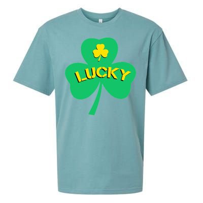 Lucky Shamrock St.Patrick's Day Sueded Cloud Jersey T-Shirt