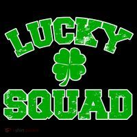 Lucky Squad Irish Clover Stripe Pom Pom Beanie