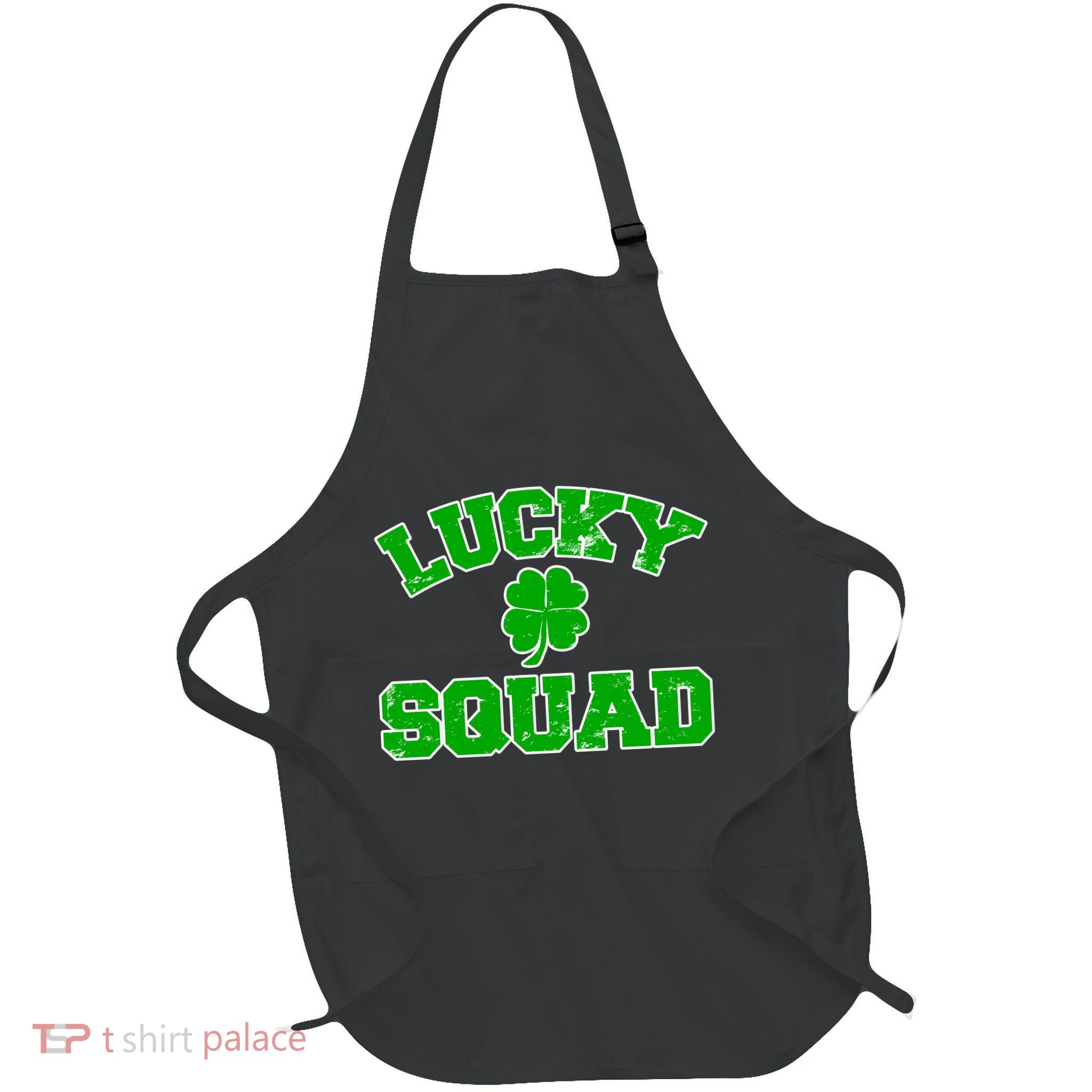 Lucky Squad Irish Clover Apron