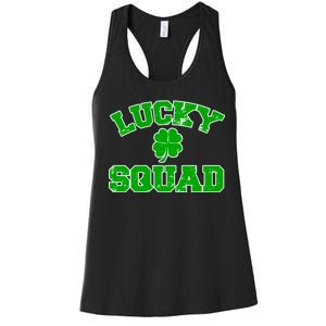 Lucky Squad Irish Clover Women's Racerback Tank