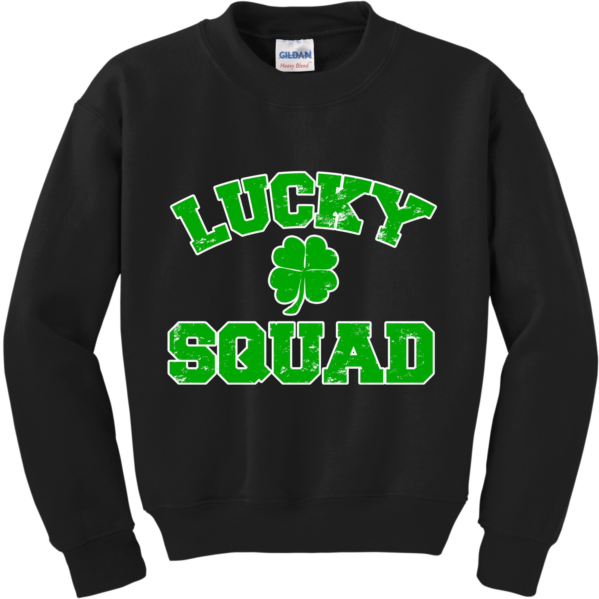 Lucky Squad Irish Clover Kids Sweatshirt