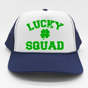 Lucky Squad Irish Clover Trucker Hat