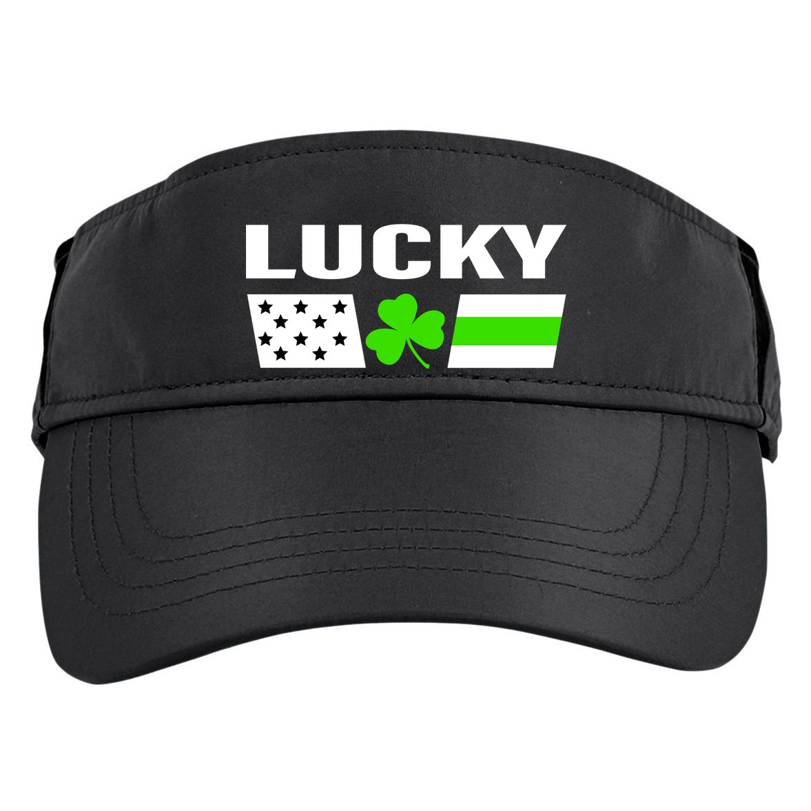 Lucky St. Patrick's Day Adult Drive Performance Visor