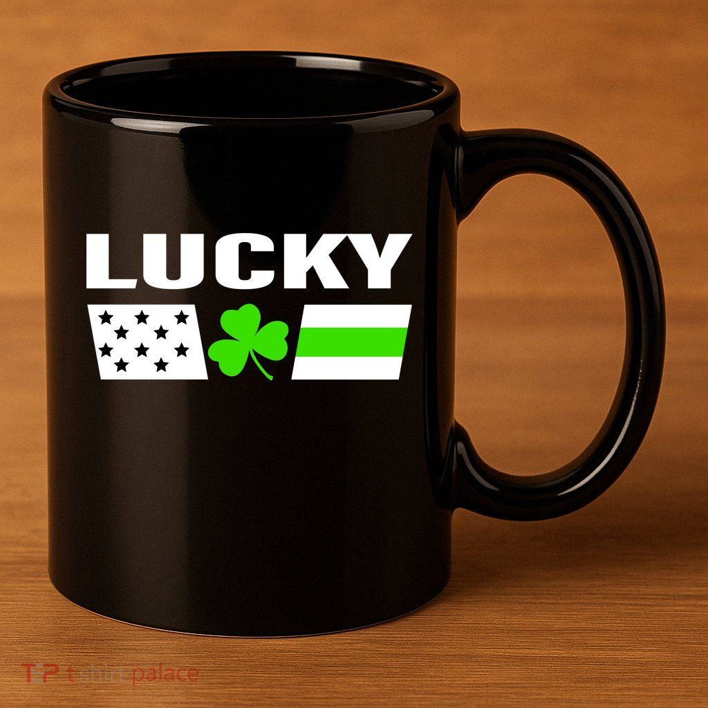 Lucky St. Patrick's Day 11oz C Handle Ceramic Mug