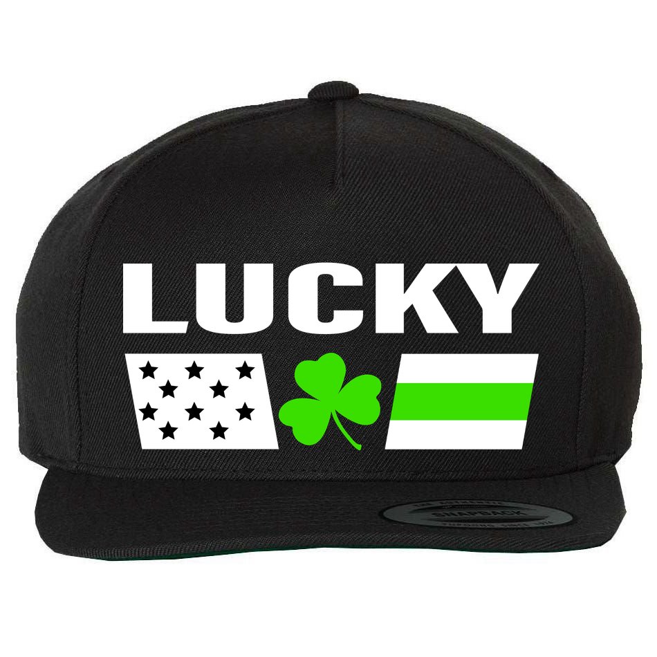 Lucky St. Patrick's Day Wool Snapback Cap