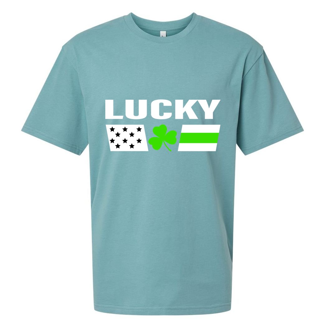 Lucky St. Patrick's Day Sueded Cloud Jersey T-Shirt
