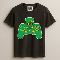 Lucky St Patrick's Day Video Game Controller Garment-Dyed Heavyweight T-Shirt
