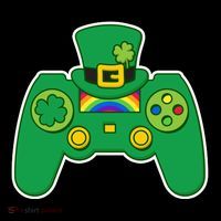 Lucky St Patrick's Day Video Game Controller Doggie Tank