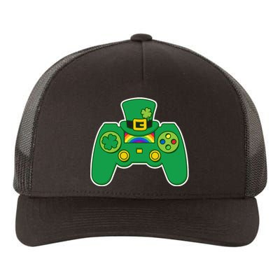 Lucky St Patrick's Day Video Game Controller Yupoong Adult 5-Panel Trucker Hat