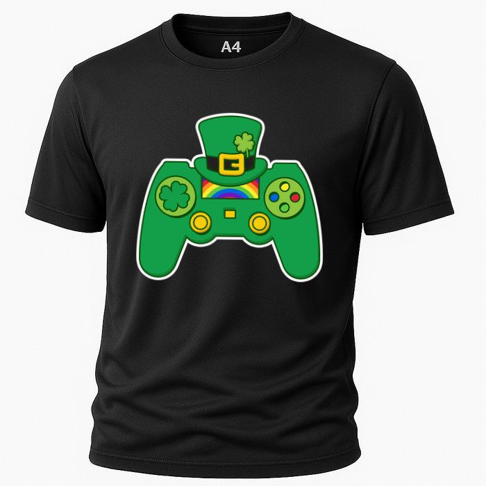 Lucky St Patrick's Day Video Game Controller Performance Shirt