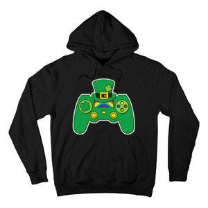 Lucky St Patrick's Day Video Game Controller Hoodie