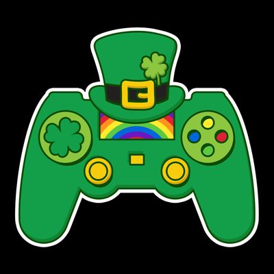 Lucky St Patrick's Day Video Game Controller T-Shirt