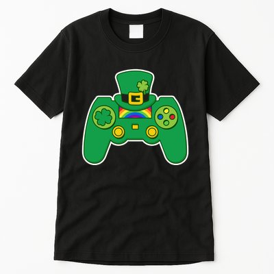 Lucky St Patrick's Day Video Game Controller Tall T-Shirt
