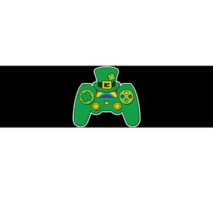 Lucky St Patrick's Day Video Game Controller Bumper Sticker