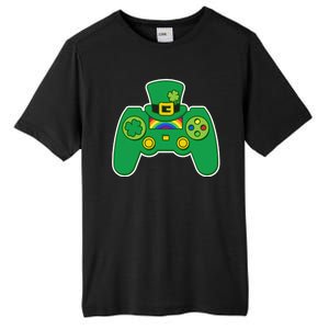 Lucky St Patrick's Day Video Game Controller Tall Fusion ChromaSoft Performance T-Shirt