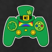 Lucky St Patrick's Day Video Game Controller Beanie