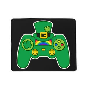 Lucky St Patrick's Day Video Game Controller Mousepad